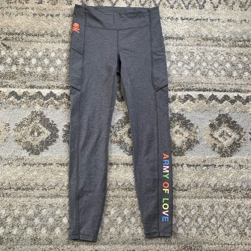 SoulCycle Lululemon Speed Up Tights Heather Black 28in 8 1st Release